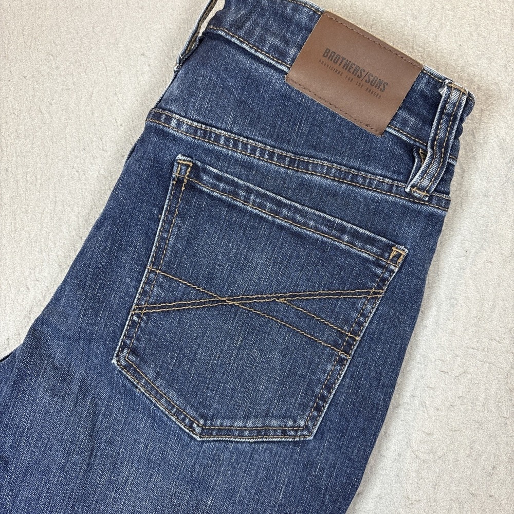 Brothers and‎ Sons Men's Slim Straight Stretch Denim Jeans -Size 29x32
